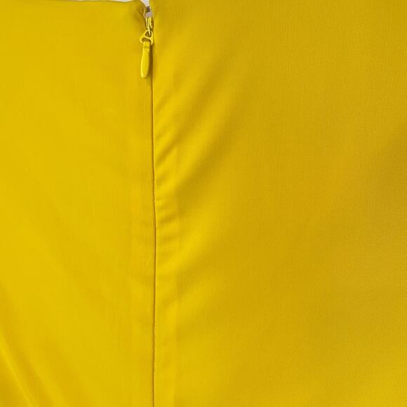 CINQ À SEPT 5a7 NWOT Miah L/S Knit Bodycon Mini Dress Pineapple Yellow Size 6 - Picture 11 of 14